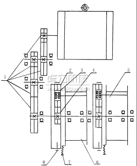 耙斗裝巖機絞車剎車傳動系統(tǒng)